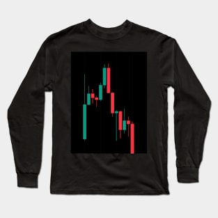 Forex Candlestick Long Sleeve T-Shirt